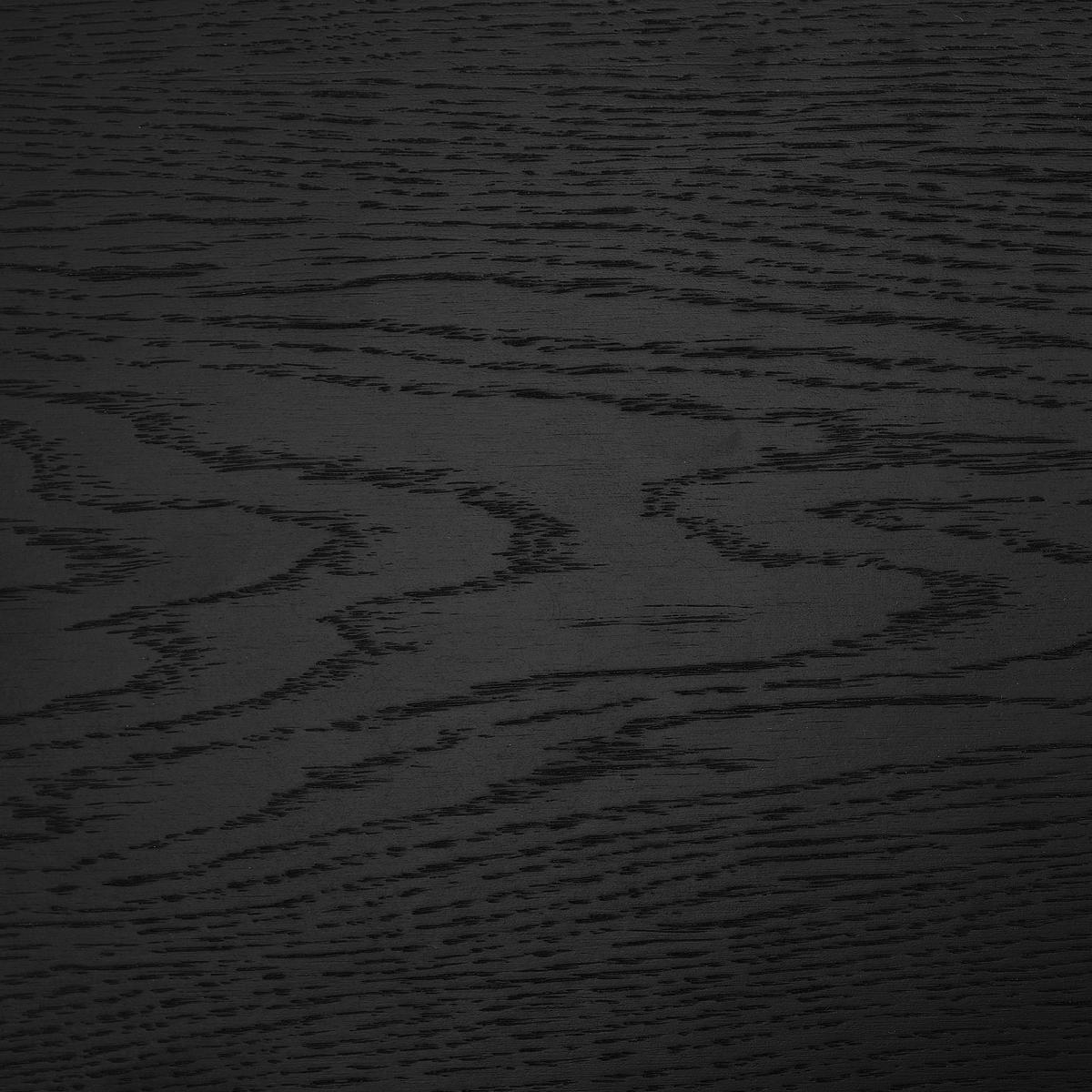 SITZBANK 120/45/35 cm Schwarz Eiche furniert, massiv  - Schwarz, Design, Holz (120/45cm) - Livetastic