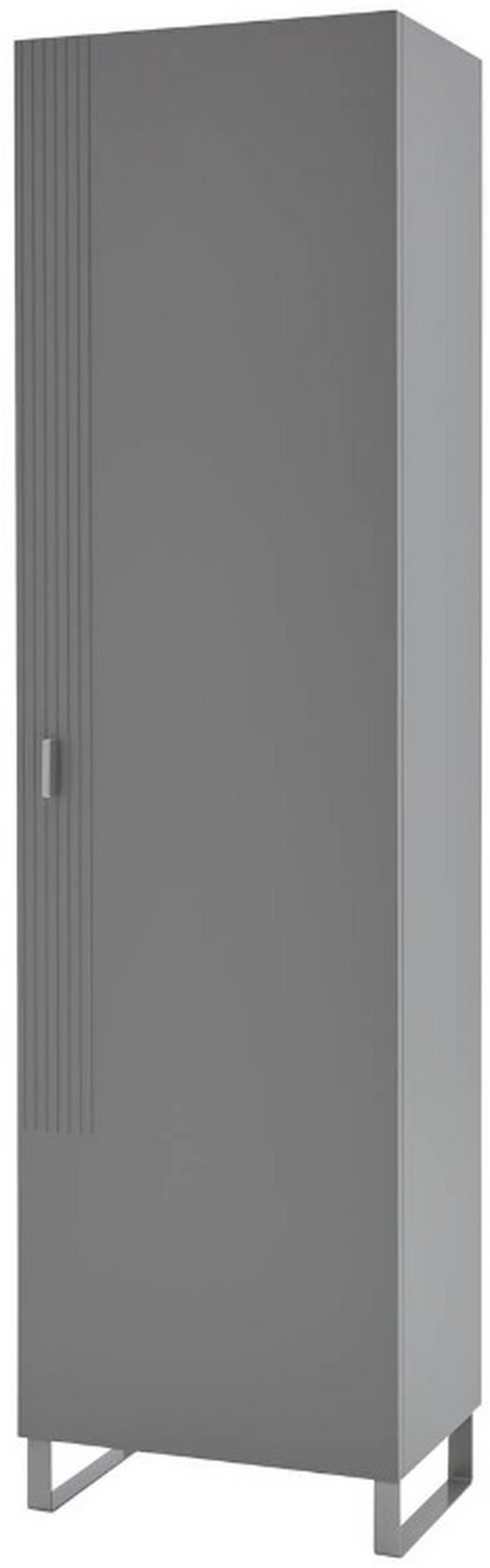 GARDEROBENSCHRANK  in 52/192/36 cm  - Grau, Design, Holzwerkstoff/Metall (52/192/36cm) - Dieter Knoll