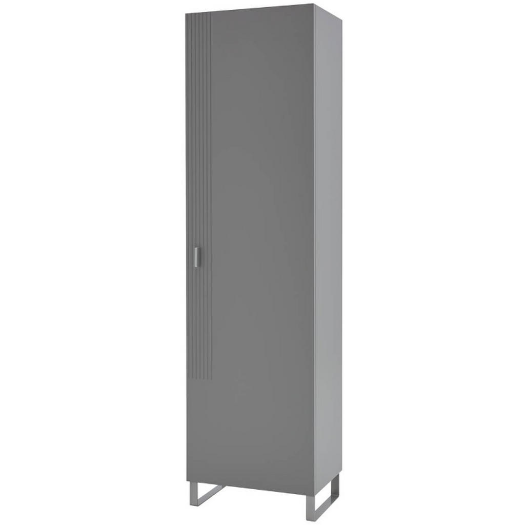 Thumbnail - Dieter Knoll Garderobenschrank, Grau, Holzwerkstoff, 1 Fächer, 52x192x36 cm, Beimöbel erhältlich, Typenauswahl, Garderob...