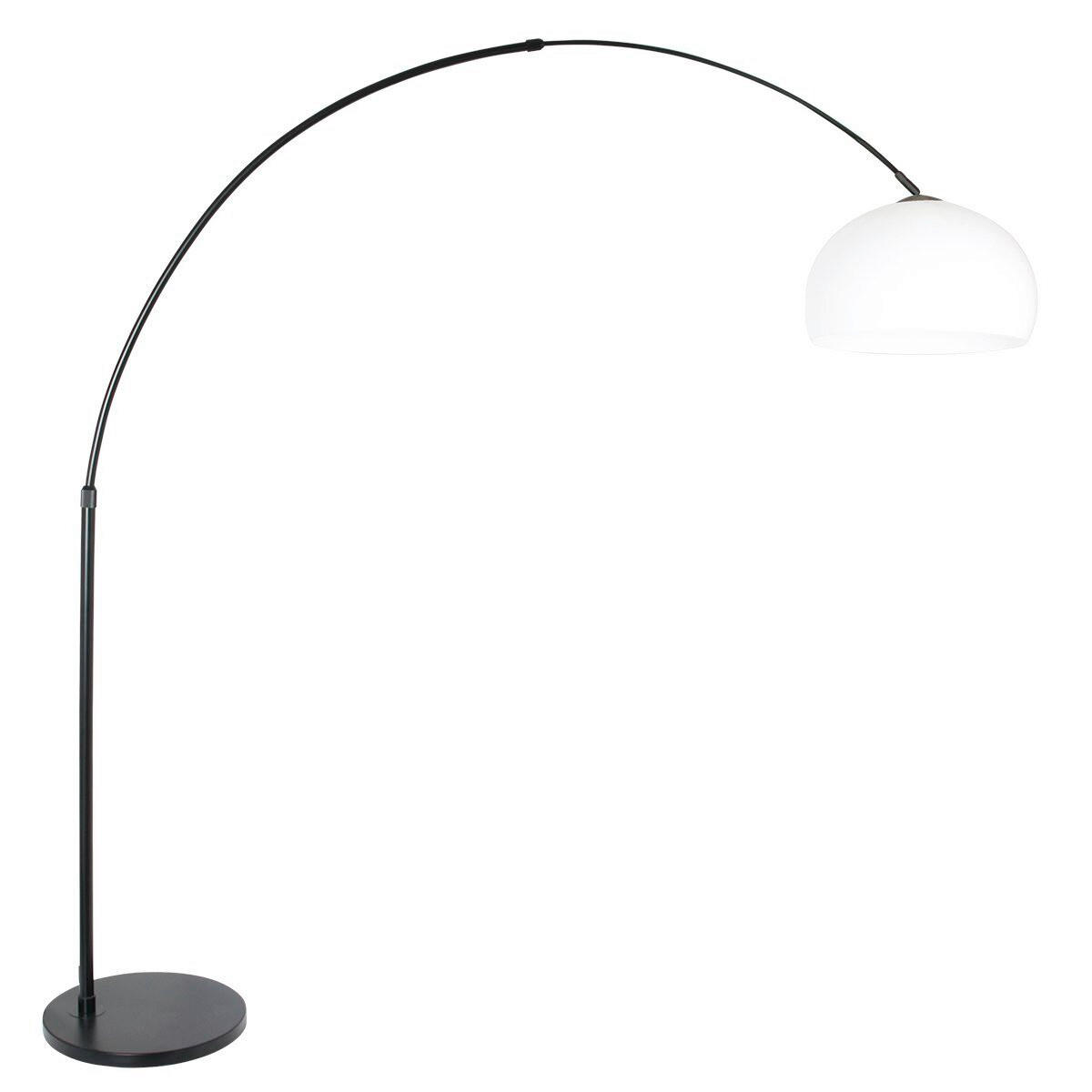 STEHLEUCHTE SPARKLED LIGHT 50/240/230 cm  - Schwarz/Weiß, Trend, Kunststoff/Metall (50/240/230cm)