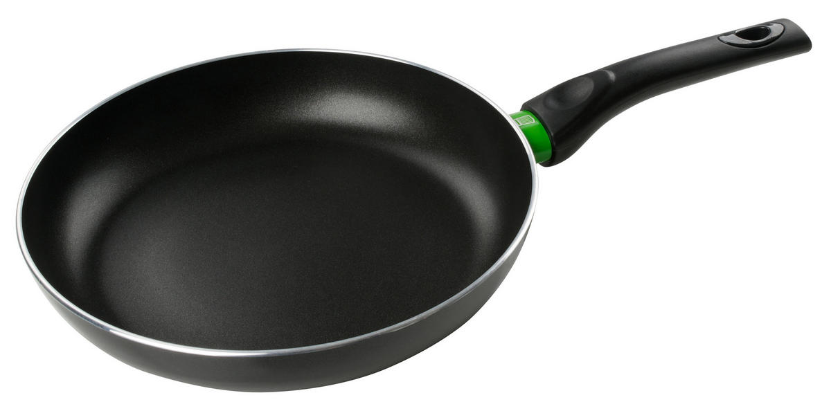 TIGAIE PENTRU PRĂJIT 24 cm  - verde/negru, Design, metal (24cm) - Chefkoch+Fackelmann