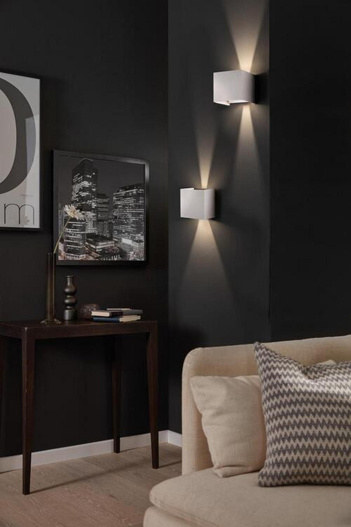 LED-WANDLEUCHTE - Weiss, Design, Metall (10/10cm) - Fischer & Honsel