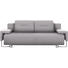 SCHLAFSOFA in Textil Chromfarben, Hellgrau - Chromfarben/Hellgrau, Design, Kunststoff/Textil (222/84/93cm) - Carryhome SCHLAFSOFA in Textil Chromfarben, Hellgrau - Chromfarben/Hellgrau, Design, Kunststoff/Textil (222/84/93cm) - Carryhome