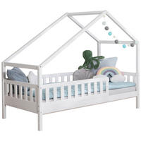 HAUSBETT Rollrost, Absturzsicherung 140/200 cm  - Weiß, MODERN, Holz (140/200cm) - MID.YOU
