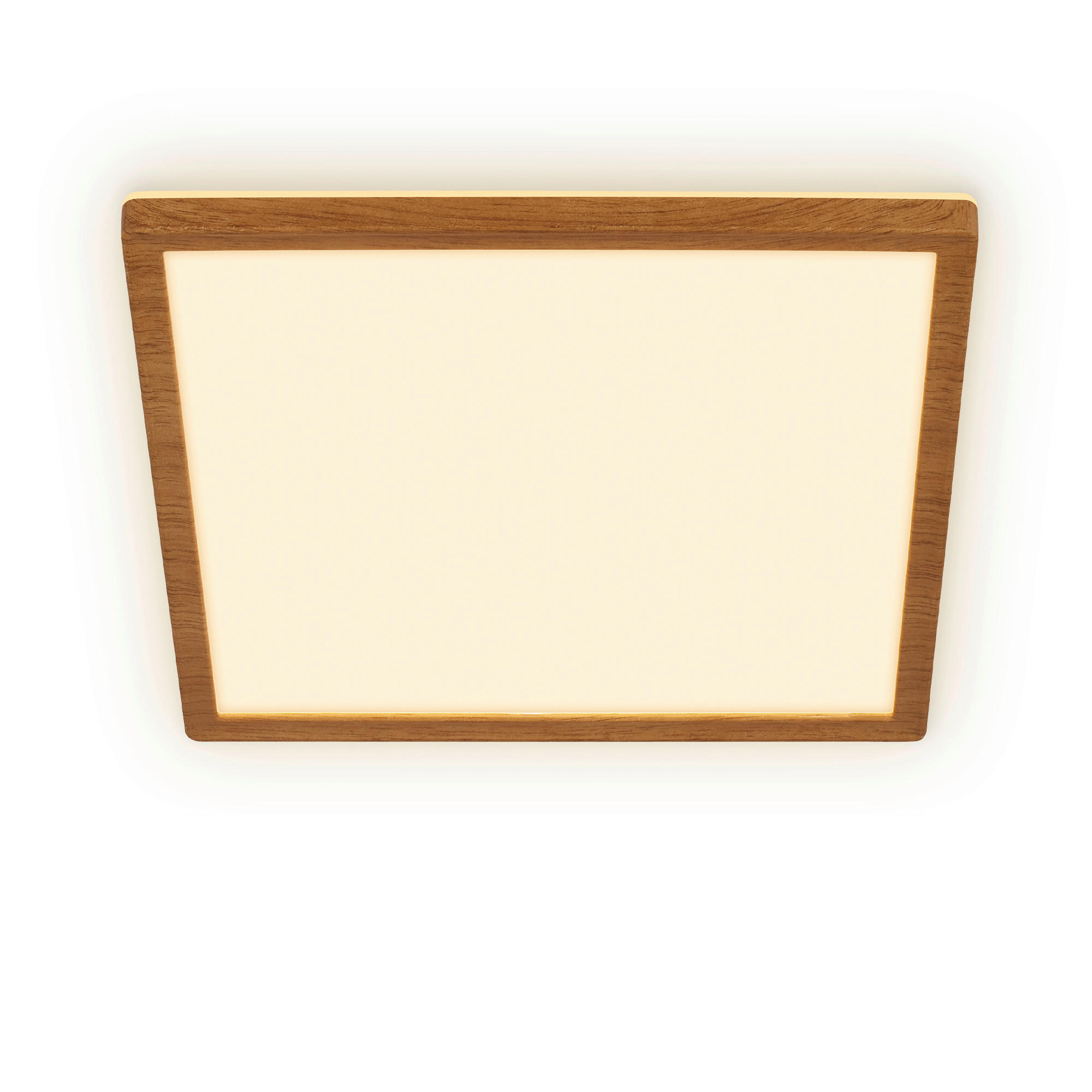 LED-PANEEL Tava Wood 29/29/3 cm   - Hellbraun, Basics, Kunststoff (29/29/3cm)