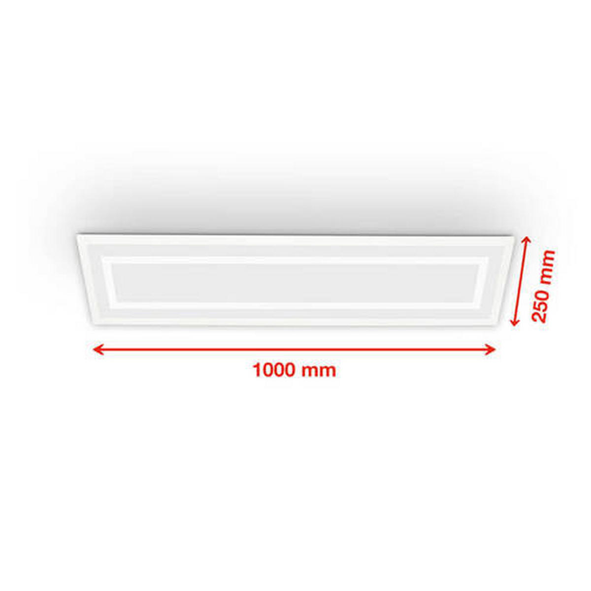 LED PANEL  - bijela, Trend, metal/plastika (100/25/6,3cm)
