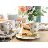 KOMBISERVICE Blau, Gelb, Grün, Rot, Weiß 16-teilig 4 Personen  - Blau/Gelb, Keramik (32/31,5/33cm) - Creatable
