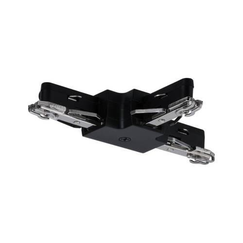 SCHIENENSYSTEM-VERBINDER Urail 10,4/1,8/6,2 cm   - Schwarz, Design, Kunststoff/Metall (10,4/1,8/6,2cm) - Paulmann