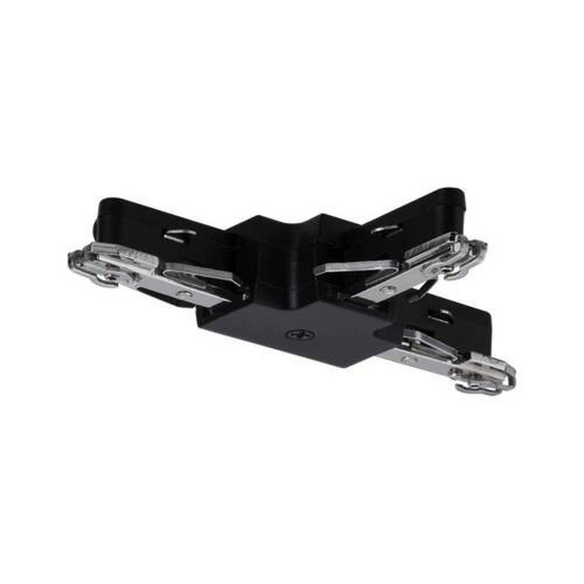 SCHIENENSYSTEM-VERBINDER Urail 10,4/1,8/6,2 cm   - Schwarz, Design, Kunststoff/Metall (10,4/1,8/6,2cm) - Paulmann