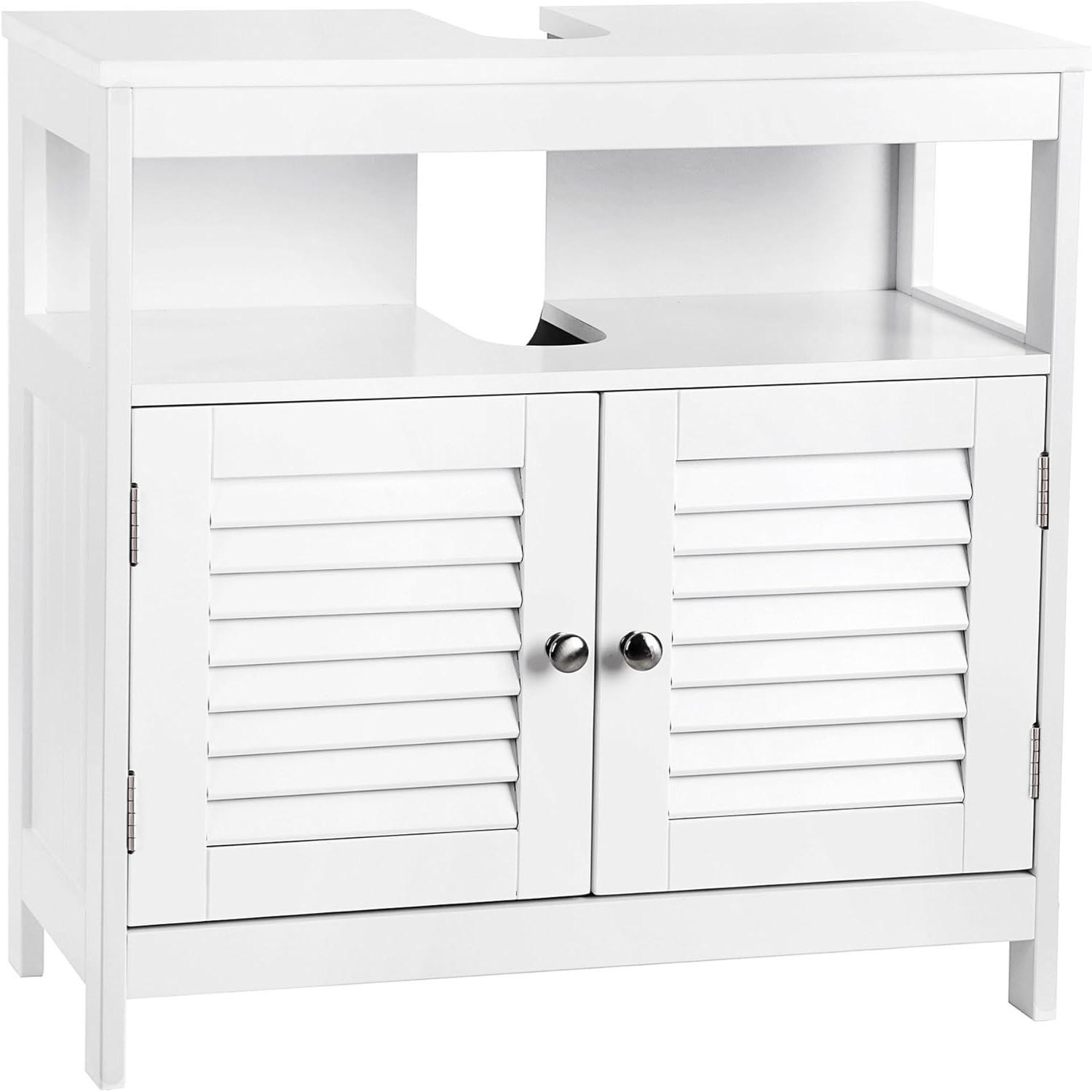 WASCHBECKENUNTERSCHRANK 60/60/30 cm  - Silberfarben/Schwarz, Trend, Holzwerkstoff/Metall (60/60/30cm) - MID.YOU