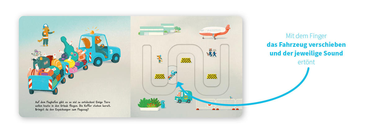 BUCH Fahr mit am Flughafen  - Multicolor, Basics, Papier (21,5/19,5/2,2cm)