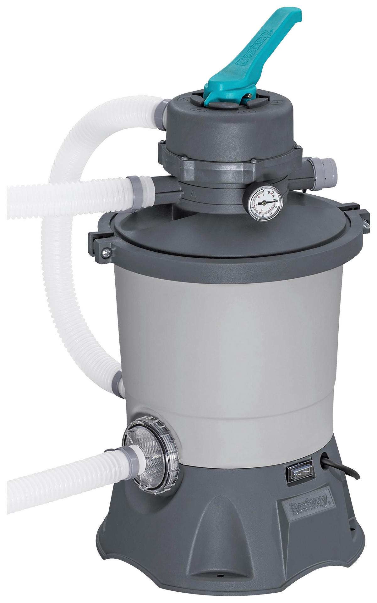 SANDFILTERPUMPE 58515  - Orange/Weiß, KONVENTIONELL, Kunststoff/Metall (30,6/30,6/62cm) - Bestway