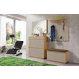 GARDEROBE 5-teilig  in 200/195/40 cm  - Sandfarben/Hellbraun, Basics, Glas/Holz (200/195/40cm) - Novel