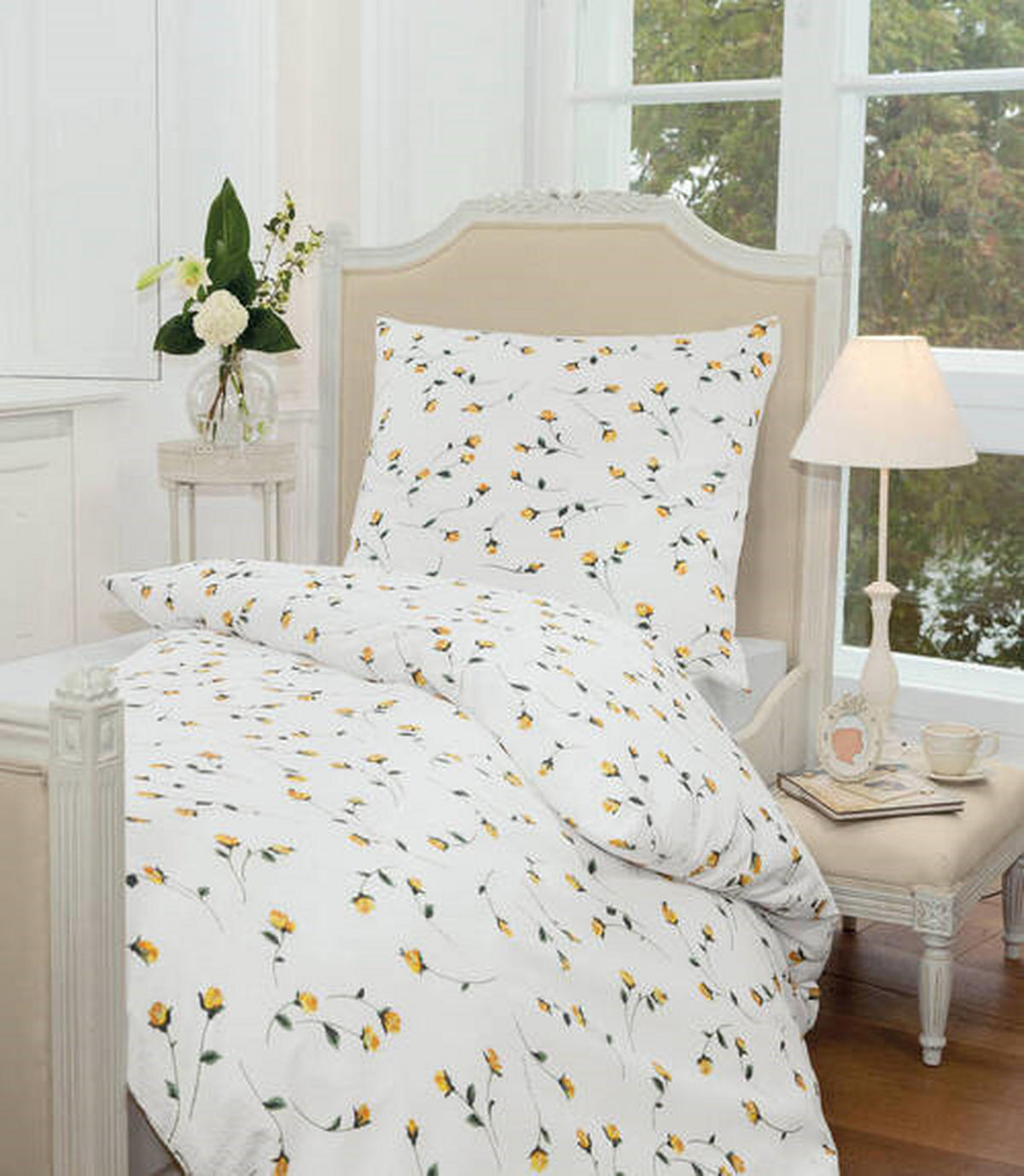 BETTWÄSCHE Tango Seersucker 135/200 cm  - Gelb, Basics, Textil (135/200cm) - Janine
