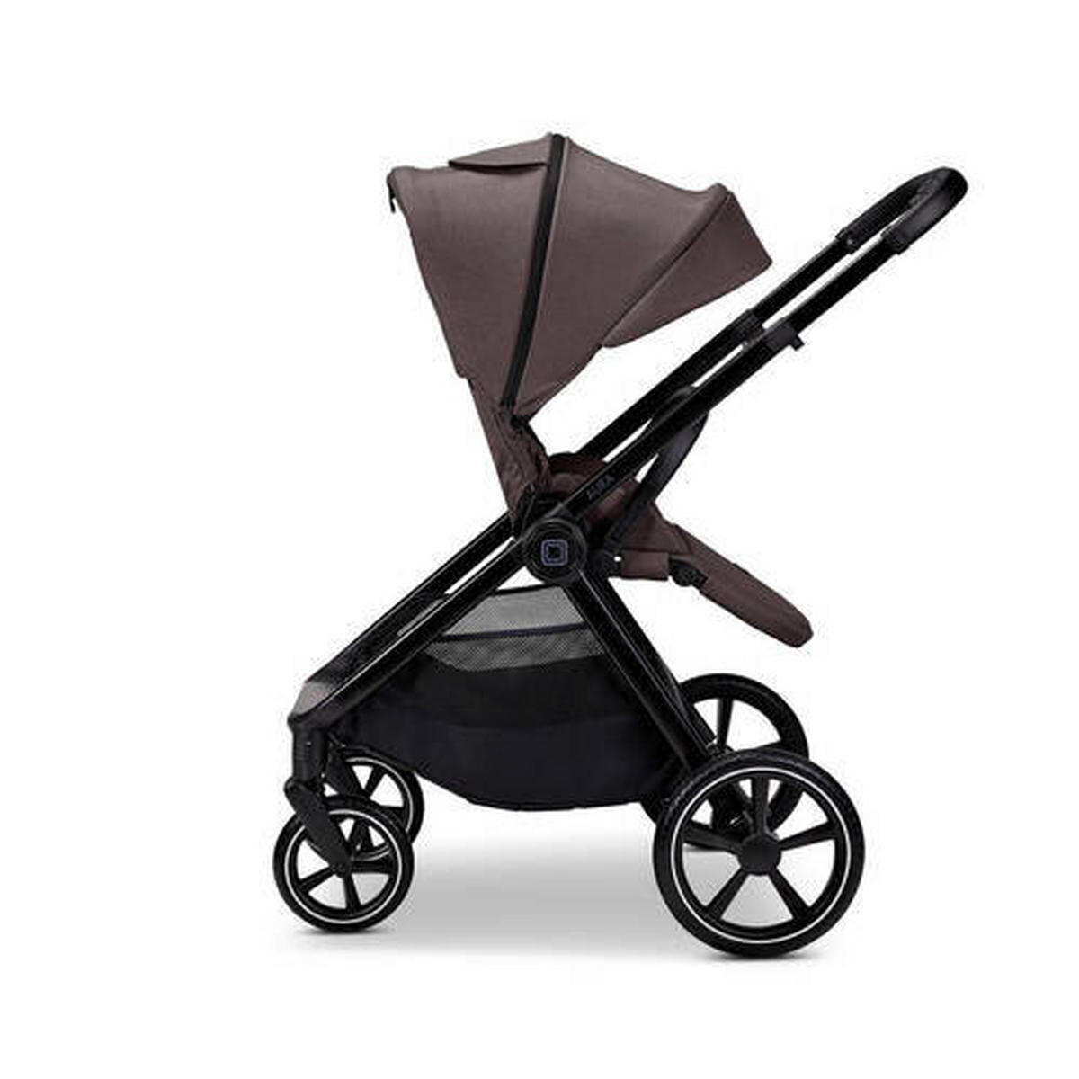 KINDERWAGENSET Aura Set  - Dunkelbraun, Basics (140/61/115cm) - Moon
