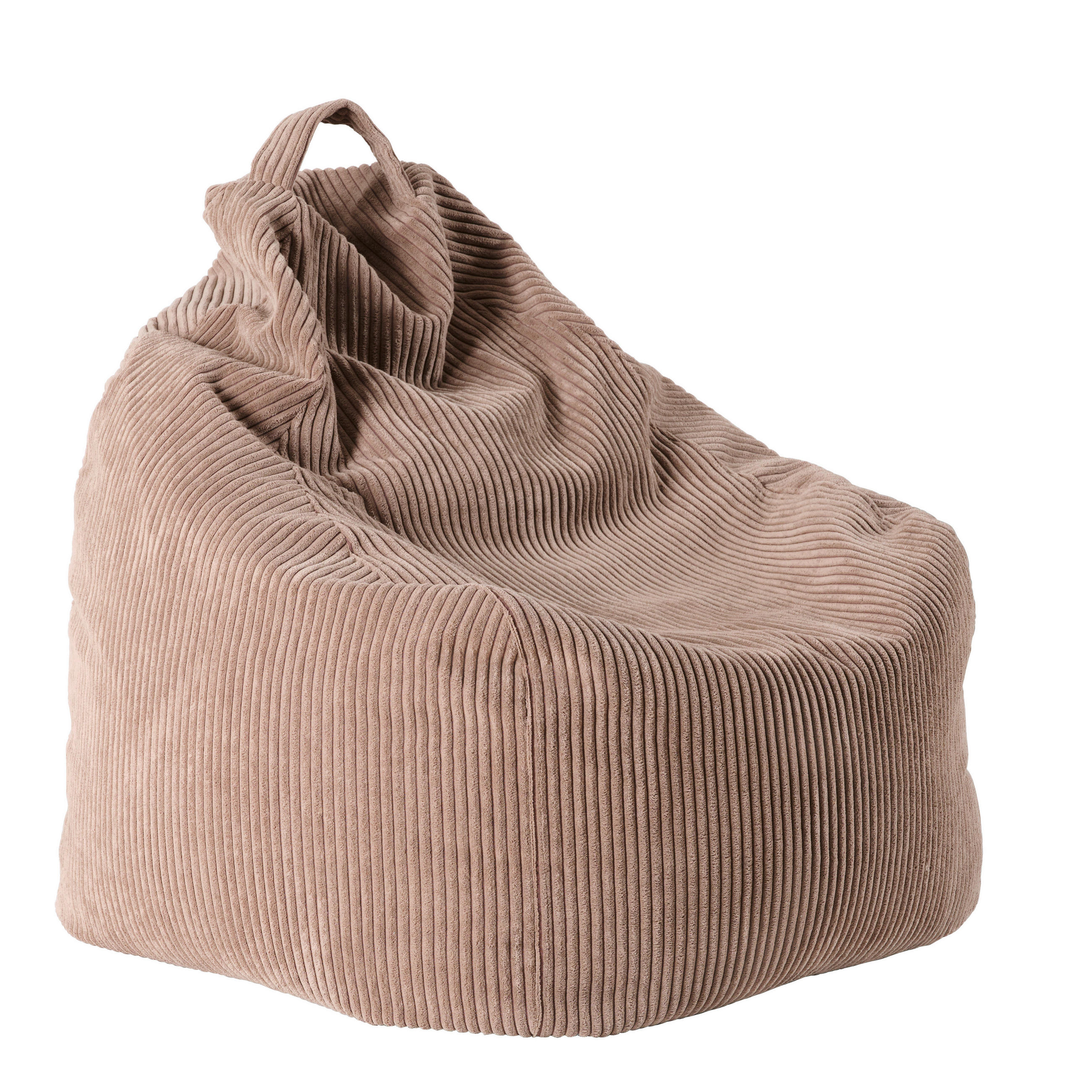 SITZSACK 190 l  - Hellbraun, Trend, Textil (80/85/80cm) - Livetastic