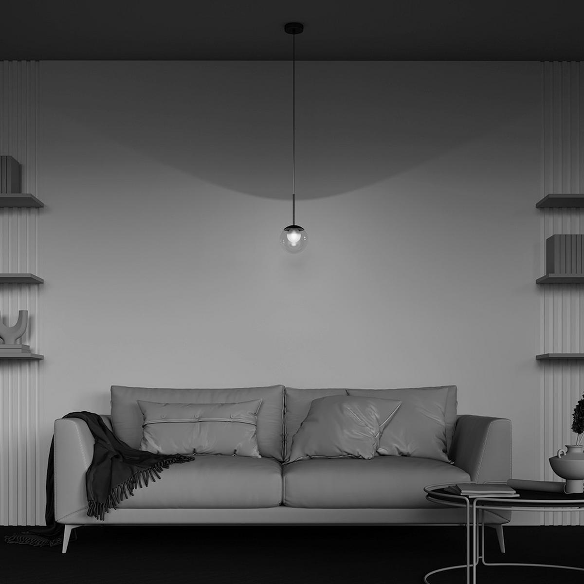PENDELLAMPA Basic form 15/334 cm  - guldfärgad, Design, metall (15/334cm) - MAYTONI