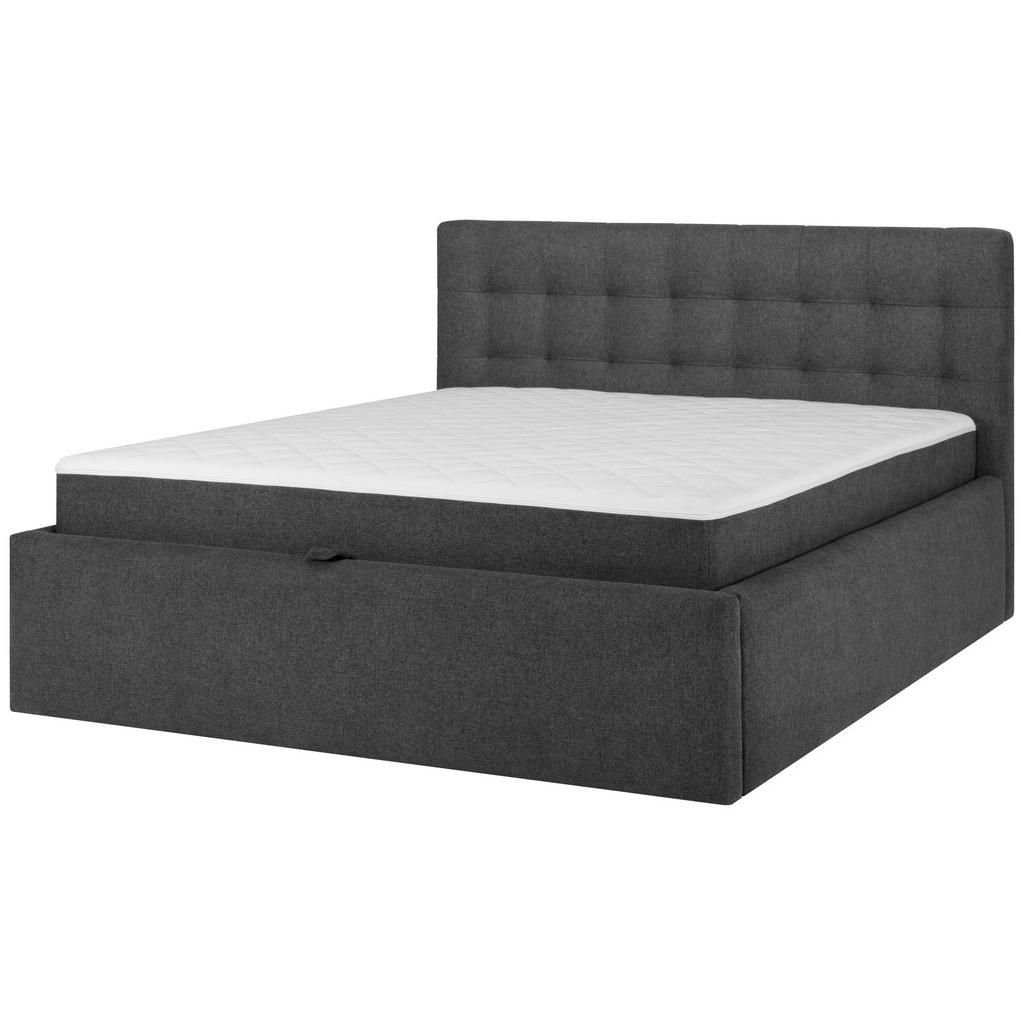 Thumbnail - Livetastic Boxbett, Anthrazit, Textil, H3, Höhe ca. 23 cm, 180x200 cm, in verschiedenen Größen erhältlich, Schlafzimmer,...