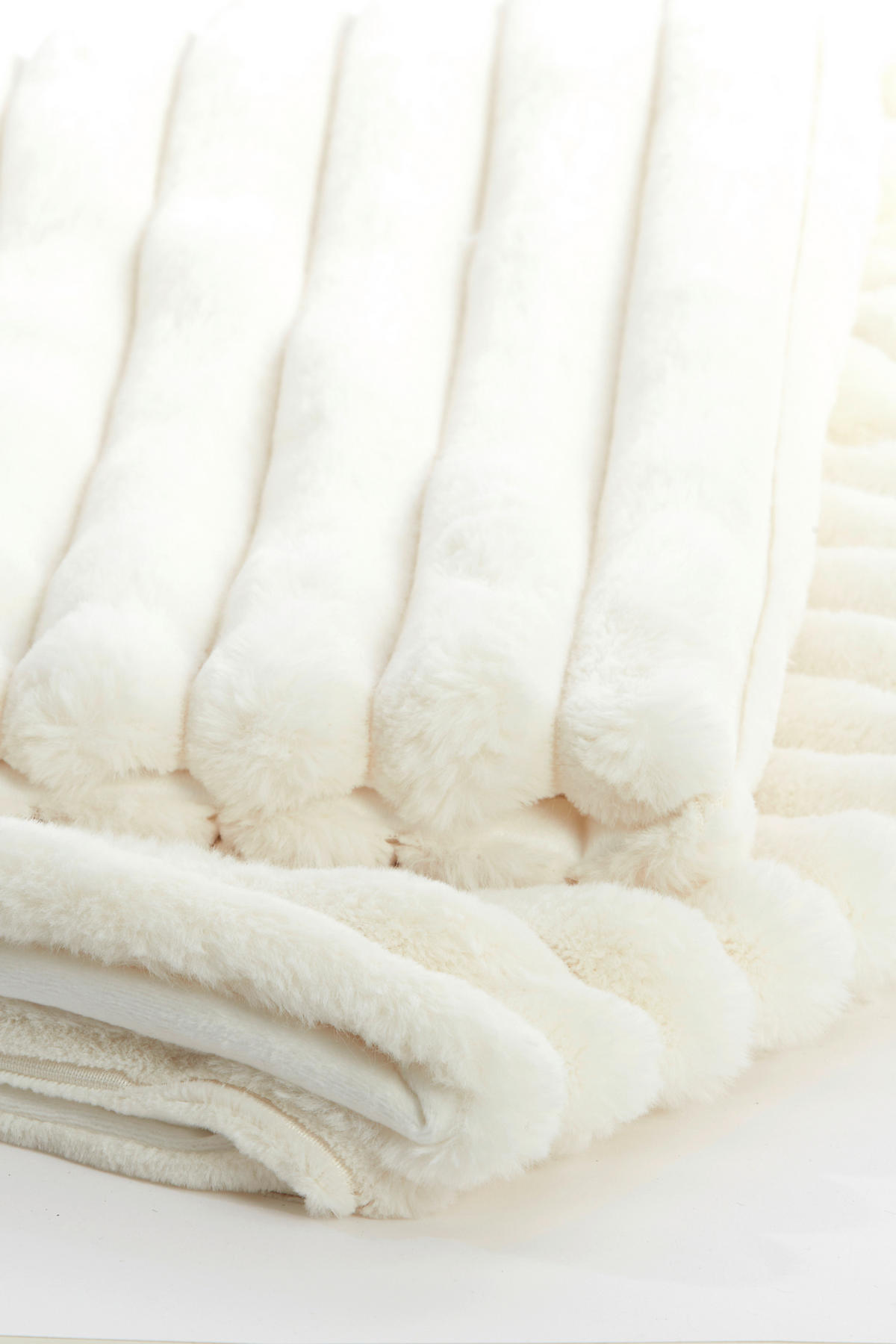 PLAID VAJEN 170/130 cm  - Creme, LIFESTYLE, Textil (170/130cm) - Light & Living