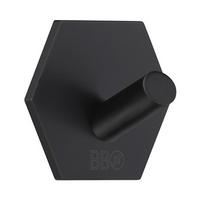 CÂRLIG in negru  - negru, Design, metal (5,2/4,5/0,3cm) - Smedbo