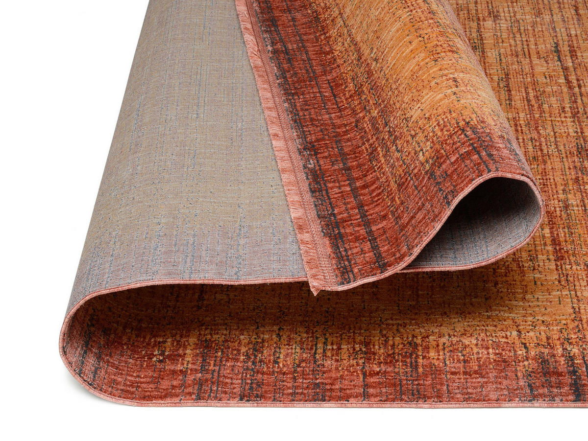 WEBTEPPICH 140/200 cm Orange  - Orange, Design, Textil (140/200cm) - Musterring