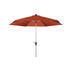 SONNENSCHIRM 280 cm Terra cotta - Silberfarben/Terra cotta, Design, Textil/Metall (280cm)