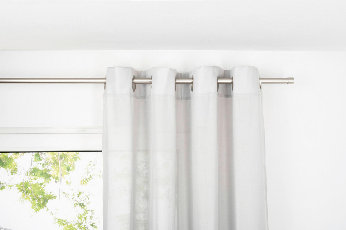 ÖSENSCHAL halbtransparent 135/245 cm   - Grau, Basics, Textil (135/245cm)