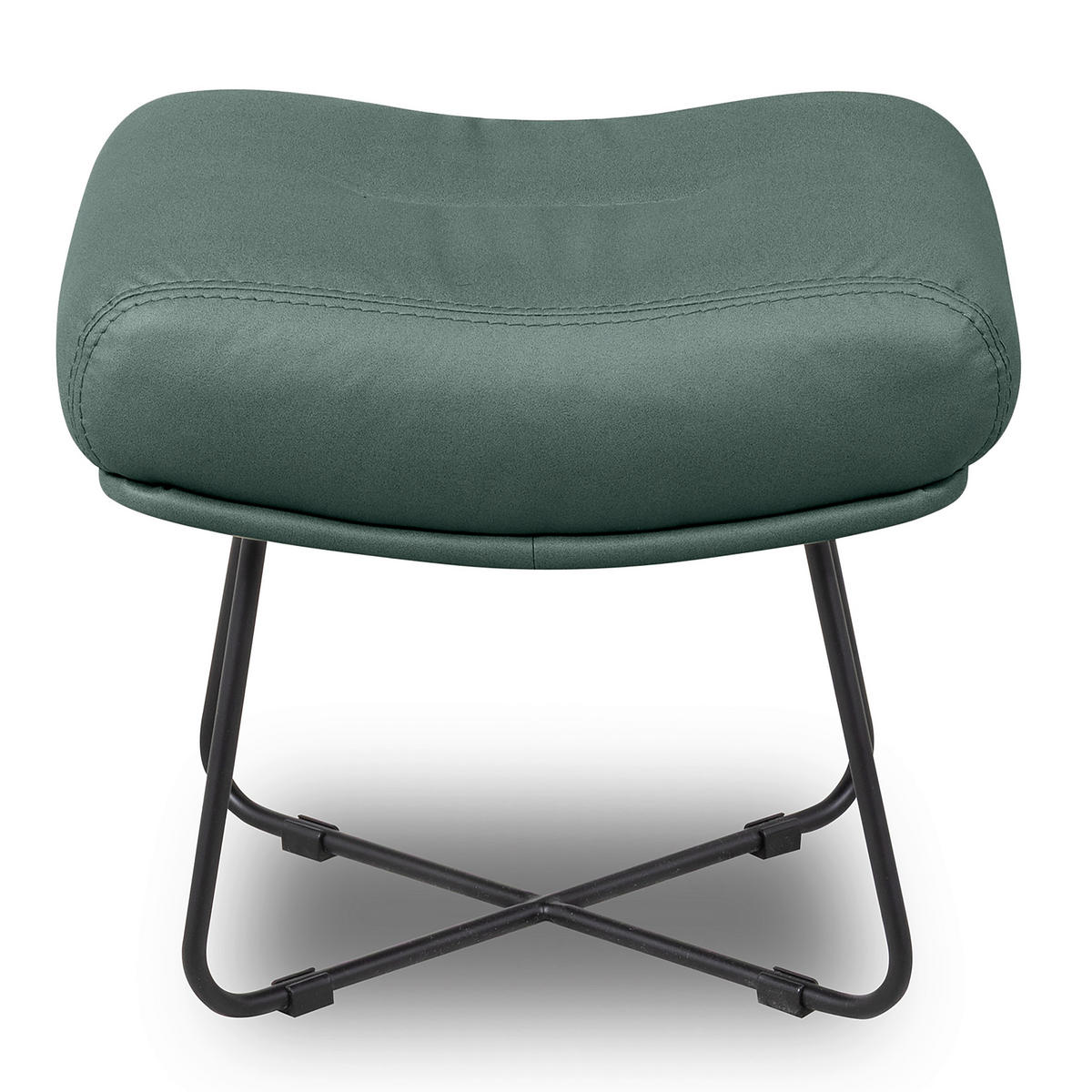 SESSELSET in Lederlook Graphitfarben  - Beige/Graphitfarben, Design, Textil/Metall (67/87/74cm) - Livetastic