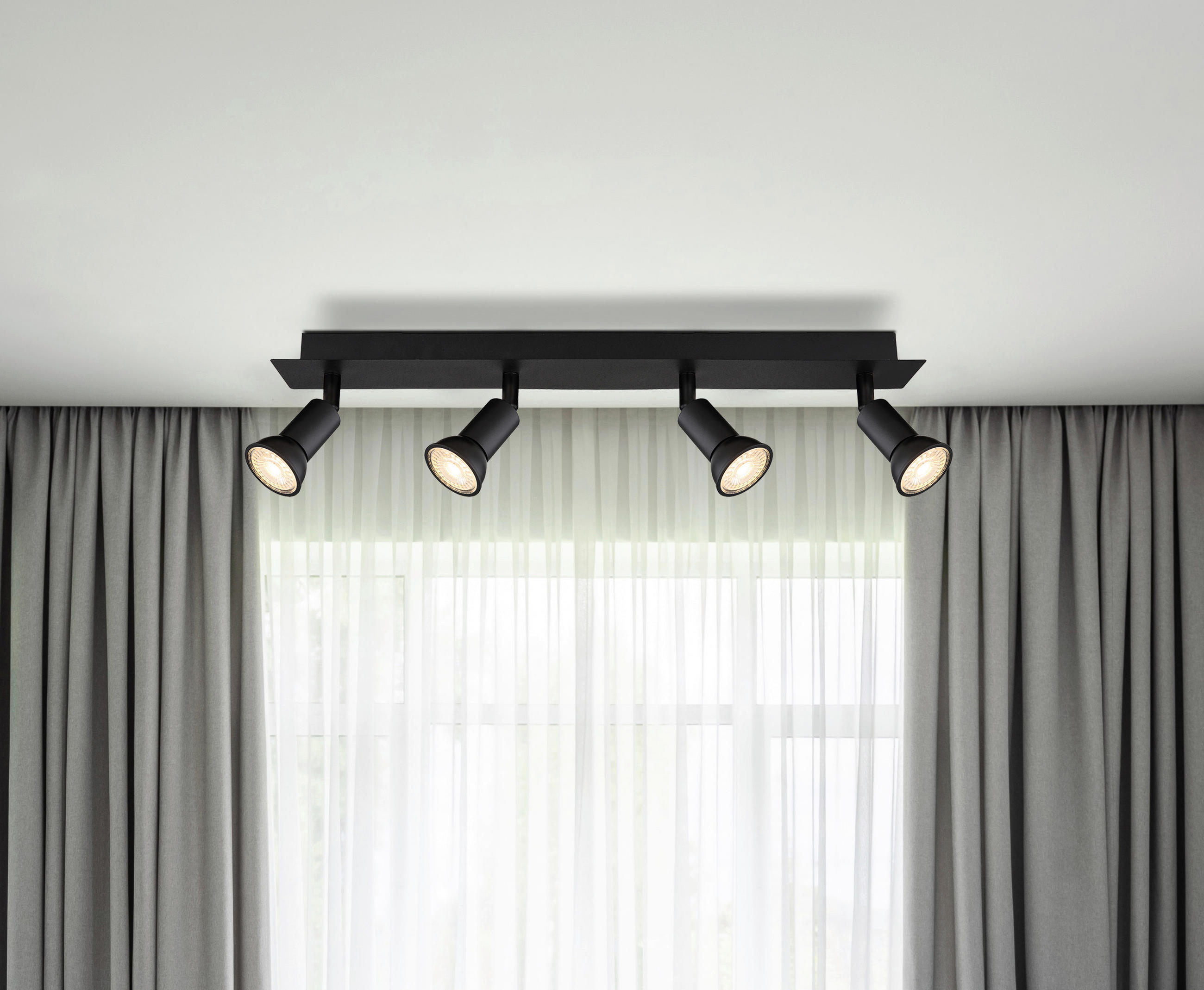 STRAHLER Drew 50/6/9 cm   - Schwarz, Design, Metall (50/6/9cm) - Globo