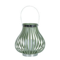 LATERNE - Klar/Edelstahlfarben, LIFESTYLE, Glas/Metall (24,5/25,5cm)