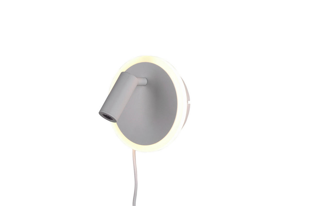 APLICĂ DE PERETE CU LED - alb, Basics, plastic/metal (15cm)