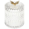 SCHMUCKBOX - Klar/Goldfarben, KONVENTIONELL, Glas (10,5/12,5cm) - Ambia Home