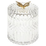 SCHMUCKBOX - Klar/Goldfarben, KONVENTIONELL, Glas (10,5/12,5cm) - Ambia Home