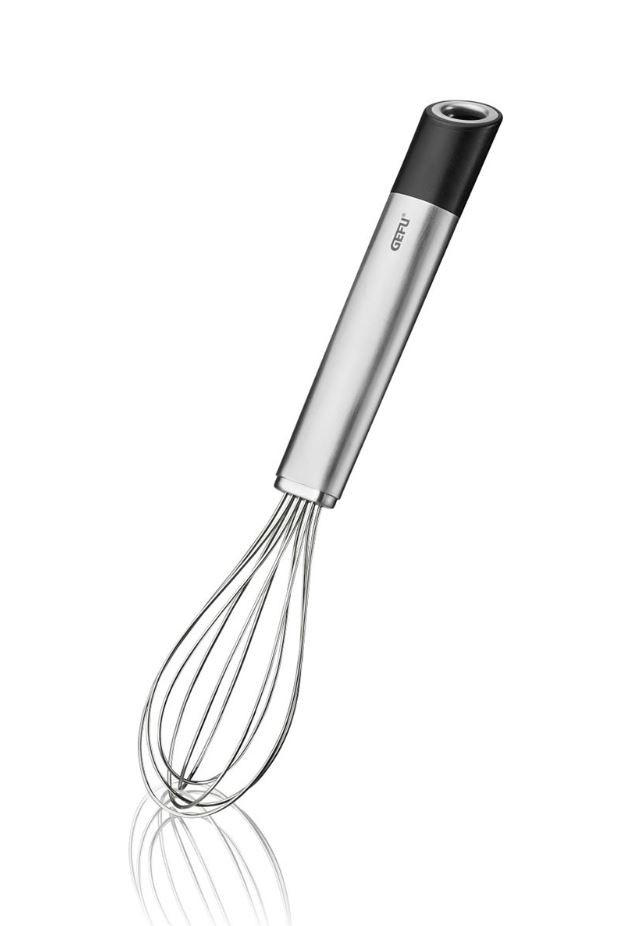 SCHNEEBESEN Primeline  - Edelstahlfarben/Schwarz, Basics, Kunststoff/Metall (22,1/4,2/3,6cm) - Gefu