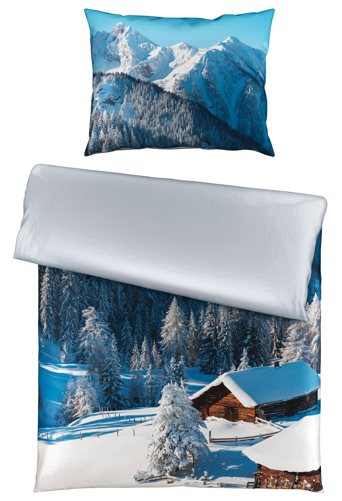 POSTELJNINA CARO 140/200 cm saten večbarvno  - večbarvno, Konvencionalno, tekstil (140/200cm) - Esposa