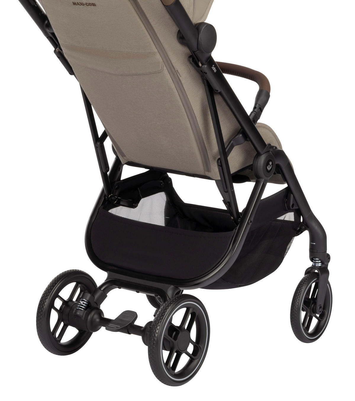 BUGGY Soho  - Graubraun/Schwarz, Basics, Textil/Metall (46/105/88cm) - Maxi-Cosi