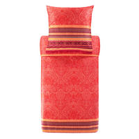 BETTWÄSCHE Maser Satin 155/220 cm  - Rot, KONVENTIONELL, Textil (155/220cm) - Bassetti