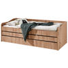 AUSZIEHBETT 90-180/200 cm  in Eiche Artisan  - Eiche Artisan, KONVENTIONELL, Holz/Holzwerkstoff (90-180/200cm) - Carryhome