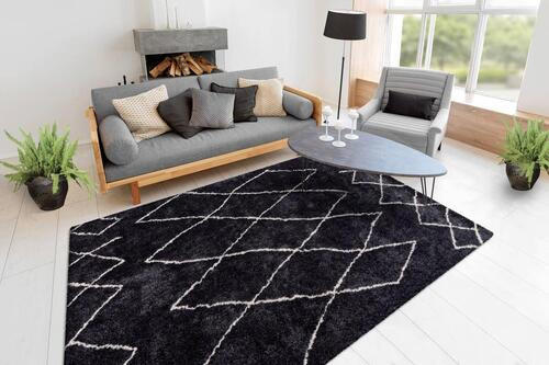 HOCHFLORTEPPICH 120/170 cm Orlando Anthrazit - Anthrazit, Design, Textil (120/170cm) - Kayoom