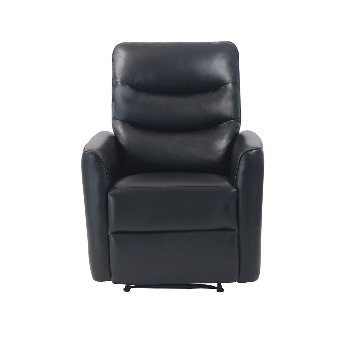 TV-FOTEL - fekete, Konventionell, textil/fém (76/105/88cm) - MID.YOU