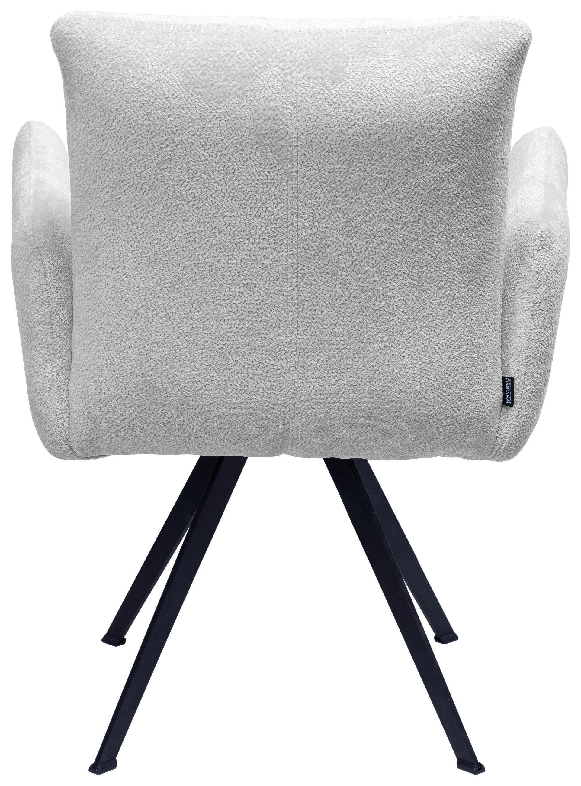 Thumbnail - Welnova Armlehnstuhl, Grau, Metall, Textil, Stativgestell, 64x87x71 cm, Fsc, Stoffauswahl, automatische Rückholfunktion,...