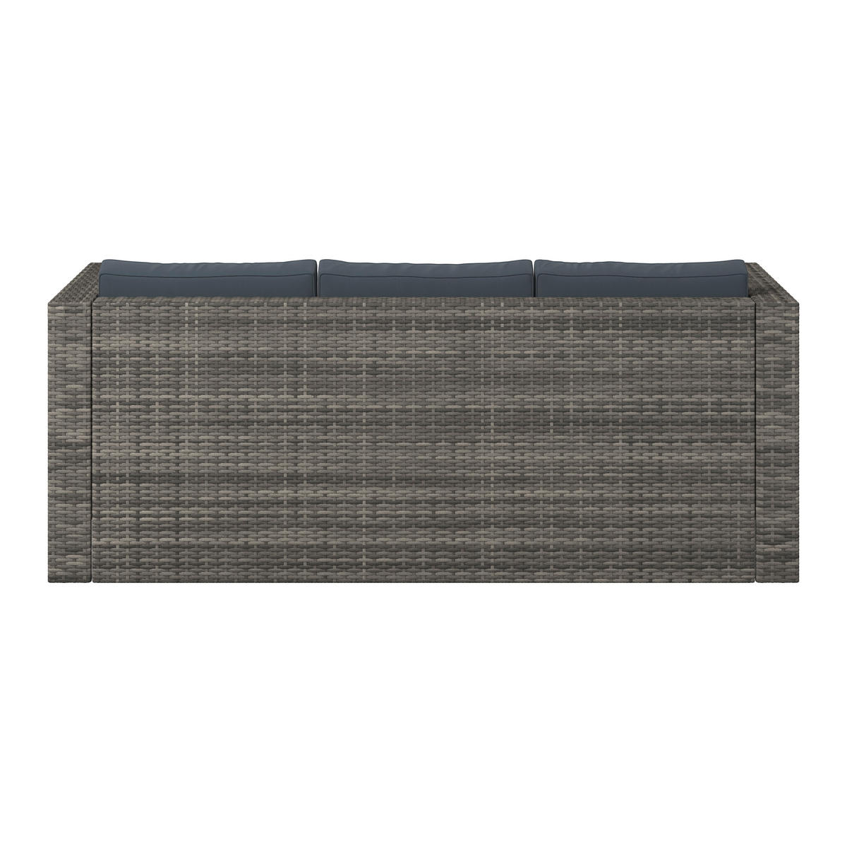 LOUNGEGARNITUR   140/48/68/80 cm Eisen  - Blaugrau/Grau, MODERN, Metall (140/48/68/80cm) - Ambia Garden