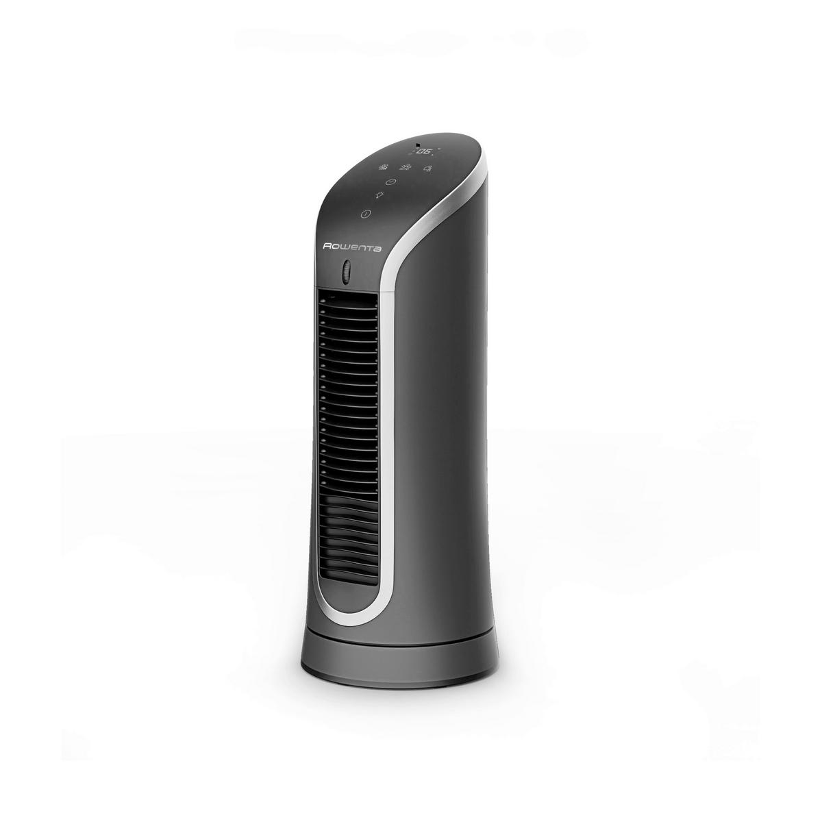 STANDVENTILATOR - Schwarz, Basics, Kunststoff (43cm) - Rowenta