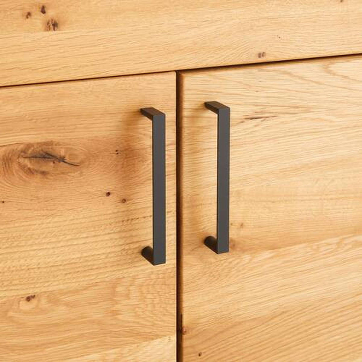 HIGHBOARD  in 86/122/40 cm  - Eichefarben/Anthrazit, Natur, Holz/Holzwerkstoff (86/122/40cm) - Linea Natura