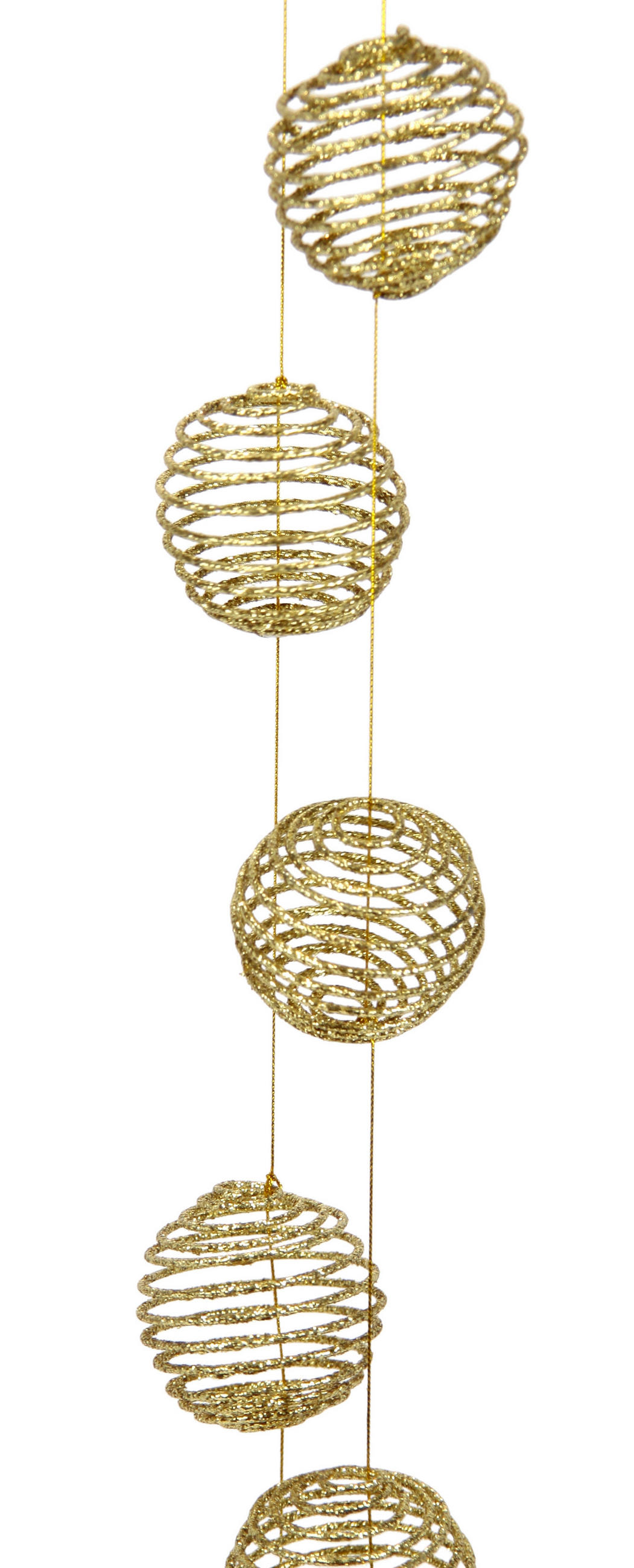 DEKOHÄNGER  - Goldfarben, Basics, Metall (5/100cm) - X-Mas