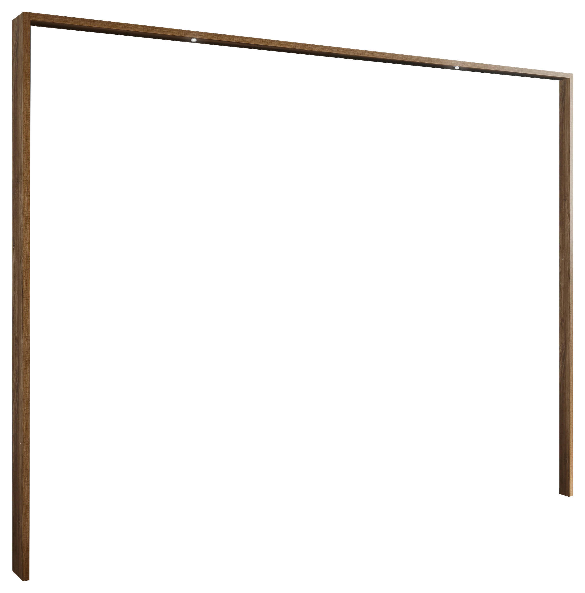 PASSEPARTOUTRAHMEN 280/215/20,8 cm  - Eichefarben, MODERN, Holzwerkstoff (280/215/20,8cm) - Livetastic