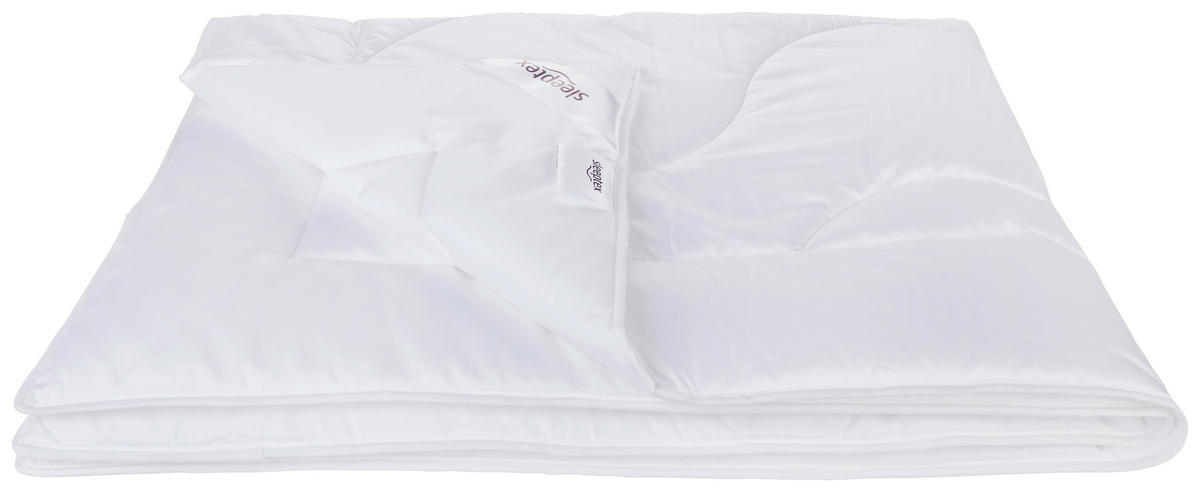 SOMMERDECKE 140/200 cm Petra  - Weiß, Basics, Textil (140/200cm) - Sleeptex