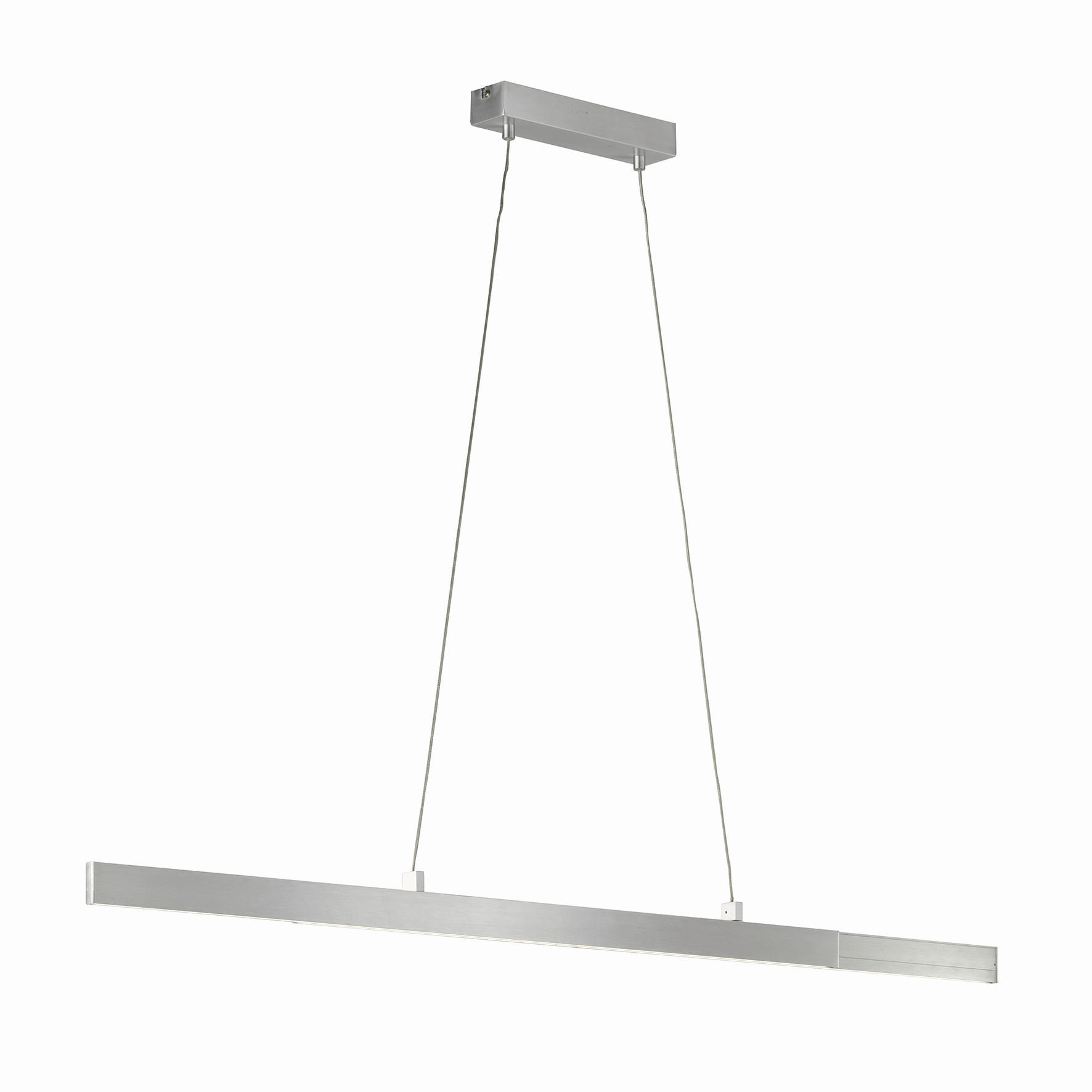 Schöner Wohnen Led-Hängeleuchte Stripe Alu 6x110-140 cm