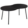 COUCHTISCH 90/41/42 cm formgebogen Schwarz  - Schwarz, Design, Holzwerkstoff (90/41/42cm) - MID.YOU