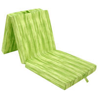KLAPPMATRATZE 63/190 cm Höhe ca. 8 cm  - Hellgrün/Grün, Basics, Textil (63/190cm) - Boxxx
